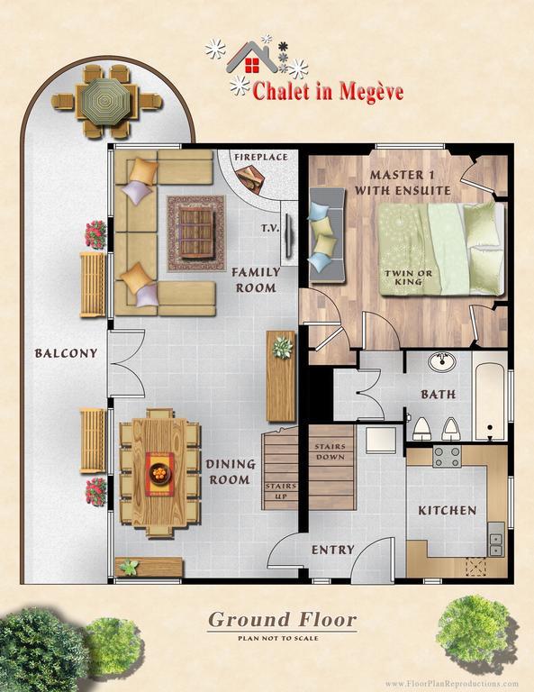 Chalet In Megeve Bed & Breakfast ห้อง รูปภาพ